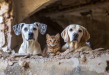 Tres pasos para proteger a perros y gatos ante un terremoto
